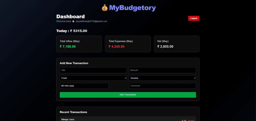 MyBudgetory